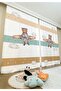 Pilot Teddy Bear Patterned Children's & Baby's Room Background Curtain (SINGLE WING PRICE) - 2