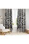 Black Tree Patterned Drapery Curtain, Blackout Curtain (Single Panel Pricing) - 3