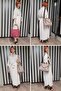 3230 Phaselis Women's Cream Canvas Shoulder Handbag Daily Tote Bag Multi-Pocket - 6
