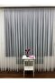 Polka Dot Sports Patterned Tulle Curtain, 450x260, Sparse Pleat, 1/2 - 2