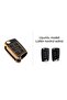 Seat Leon Mk3 Golf 7 and 7.5 T-roc Compatible Luxury Key Protection Case Black Gold