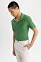 Modern Fit Polo Collar Short Sleeve Cotton T-Shirt Z1179az23sp - 5