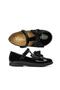 T-bar Black Vegan Girl's Ballerinas with Sequined Bow - 2