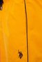 Men's Yellow Medium Length Swim Shorts with Side Pockets - 2