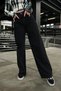 Silva Unfading Black High Waist Wide Leg Jeans - Casual Trousersfrango - 5