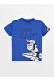 Crew Neck Short Sleeve Nostalgic Monkey Printed Baby Boy T-Shirt - 4