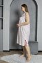 New Sleeve V-Neck 100% Cotton Combed Plus Size Mother's Nightgown 819 - 4