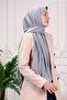 Medina Silk Shawl Gray - 2