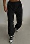 Black Tactical Adjustable Waist Parachute Fabric Pants - 3