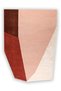 Asymmetrical Form Powder Beige Polka Dot Patterned Decorative Woven Base Carpet 1253