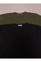 Men's Slim Fit Narrow Cut Crew Neck Short Sleeve Cotton T-Shirt Pack of 2 Green Black - 4