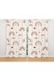 Cream Heart and Rainbow Patterned Children's Room Curtain (Single Panel Pricing) - 2