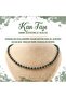 Certified Blood Stone 6 mm Knotted Natural Stone Necklace