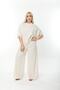 Plus Size Side Slit Comfortable Double Set with Pants Stylish Top and Bottom Set