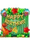 Dinosaur 4 Year Old Balloon Set Dinosaur Concept Helium Balloon Set Dinosaur Birthday Set