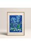 Natural Wood Framed Painting Framed Poster Artistic Modern Wall Decor (Abstract51-Wood)