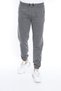 Men's Gray Zippered Pocket Jogger Sweatpants