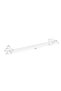 Chrome Lux 4-Piece Bathroom Set Open Toilet Paper Holder, Hanger, Long Towel Holder, Solo Towel Holder - 8
