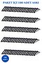 100Pcs Plastic High Quality Coat Hanger, Clothes Hanger, Suit Hanger - 2
