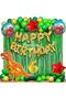 Dinosaur 6 Year Old Balloon Set Dinosaur Concept Helium Balloon Set Dinosaur Birthday Set