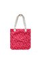 Wolo-Eco-Friendly - Red Flower Printed Canvas Shoulder Bag