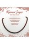 Certified Dragon Jasper 6 mm Sequence Natural Stone Necklace