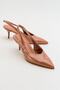 Cosy Dried Rose Patent Leather 7 cm Women's Stiletto, High Heels Gul - 2