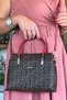 Women's 5 Compartment Shoulder Bag and 3006-Gd Red - 6