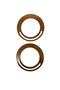 Wooden Bag Handle MDF Handle Walnut Round (1 PAIR)