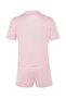Açık Pembe %100 Pamuklu Ayıcık Nakışlı Şortlu Örme Pijama Takımı THMSS23PT00012 - 8