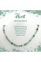 Certified Green Fluorite 6 mm Sequence Natural Stone Necklace