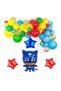 Pijamaskeliler Balloon Set Pjmasks Concept Helium Balloon Set Pijamaskeli Birthday Set