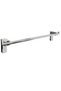 Chrome Lux 4-Piece Bathroom Set Open Toilet Paper Holder, Hanger, Long Towel Holder, Solo Towel Holder - 6