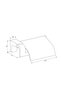 Chrome Lux 4-Piece Bathroom Set with Cover Toilet Paper Holder, Hanger, Long Towel Holder, Solo Towel Holder - 8
