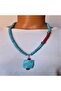 Turquoise Coral Necklace - 2