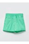 Basic Poplin Girl's Shorts with Elastic Waist