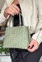 New Season Premium Product Women's Shoulder and Crossbody Bag 3004-gd - Green-combination - 4