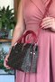 Women's 5 Compartment Shoulder Bag and 3006-Gd Red - 5