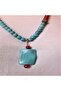 Turquoise Coral Necklace - 5