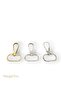 2 cm Metal Hook Nickel 10 Pieces - 2