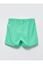 Basic Poplin Girl's Shorts with Elastic Waist - 2
