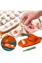 Dumpling Maker 2 In 1 Dumpling Mold Pressure Manual Wrapper Making Plastic Mold Dough Pressing Tool - 4