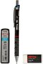 Tikky School Set 0.7 Mm Claret Red Versatil Pencil + Eraser + Nib - 3