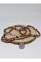 Rudraksha Seed Amethyst Stone 108 Handmade Copper Kazaz Mala Necklace - 2