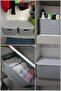2 Pieces 13.4 Lt Gray Multi-Purpose Closet Organizer Box with Lid, Decorative Box, Toy Box - 4