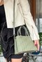 New Season Premium Product Women's Shoulder and Crossbody Bag 3004-gd - Green-combination - 5