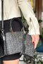 New Season Premium Product Women's Shoulder and Crossbody Bag 3004-gd - Black-combination - 4