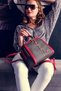 Red Color Medium Size Women Female Shoulder Bag Fast Shipping Gift Package Quality Product 2057-Mq - 5