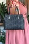 Women's 5 Compartment Shoulder Bag and 3006-Gd Black - 4
