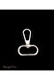2 cm Metal Hooks Nickel 10 Units